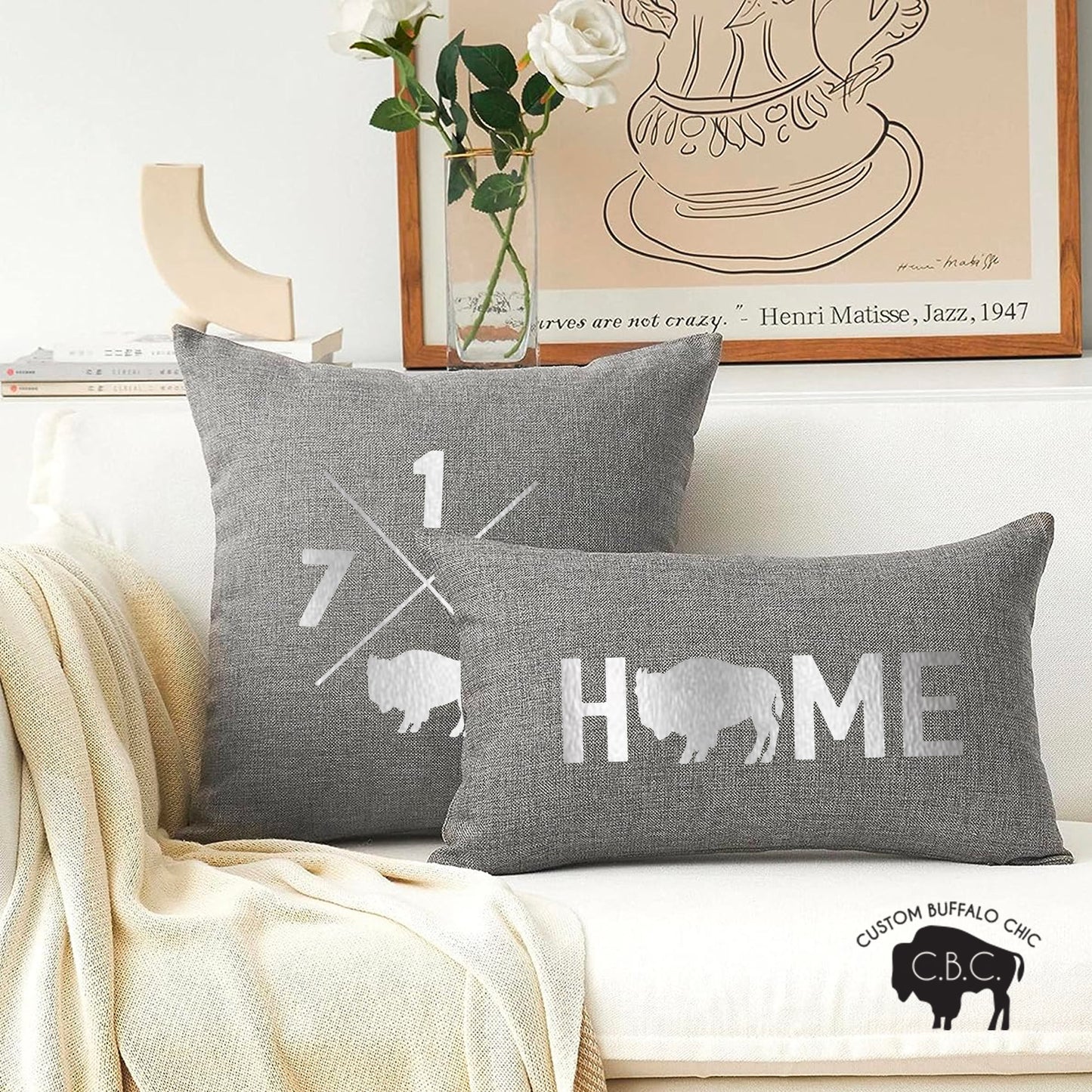 Buffalo Home Pillow