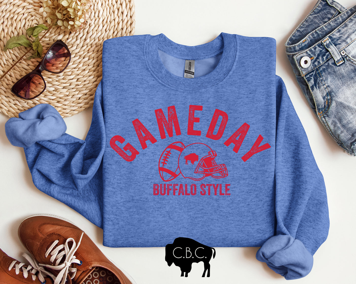 Gameday Buffalo Style | Crewneck Sweatshirt