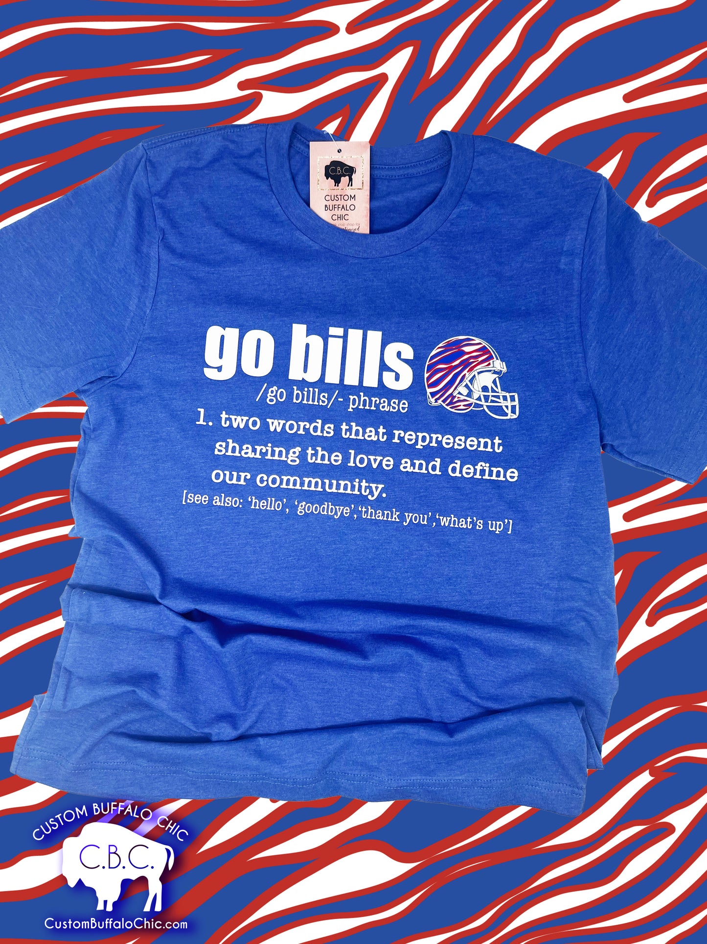 Go Bills definition shirt – Custom Buffalo Chic