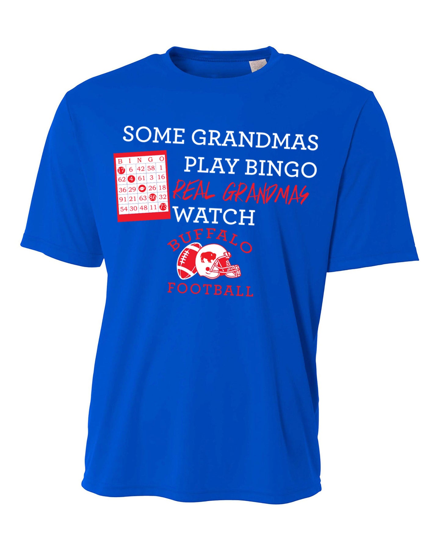 Grandma Buffalo Football bingo Tee
