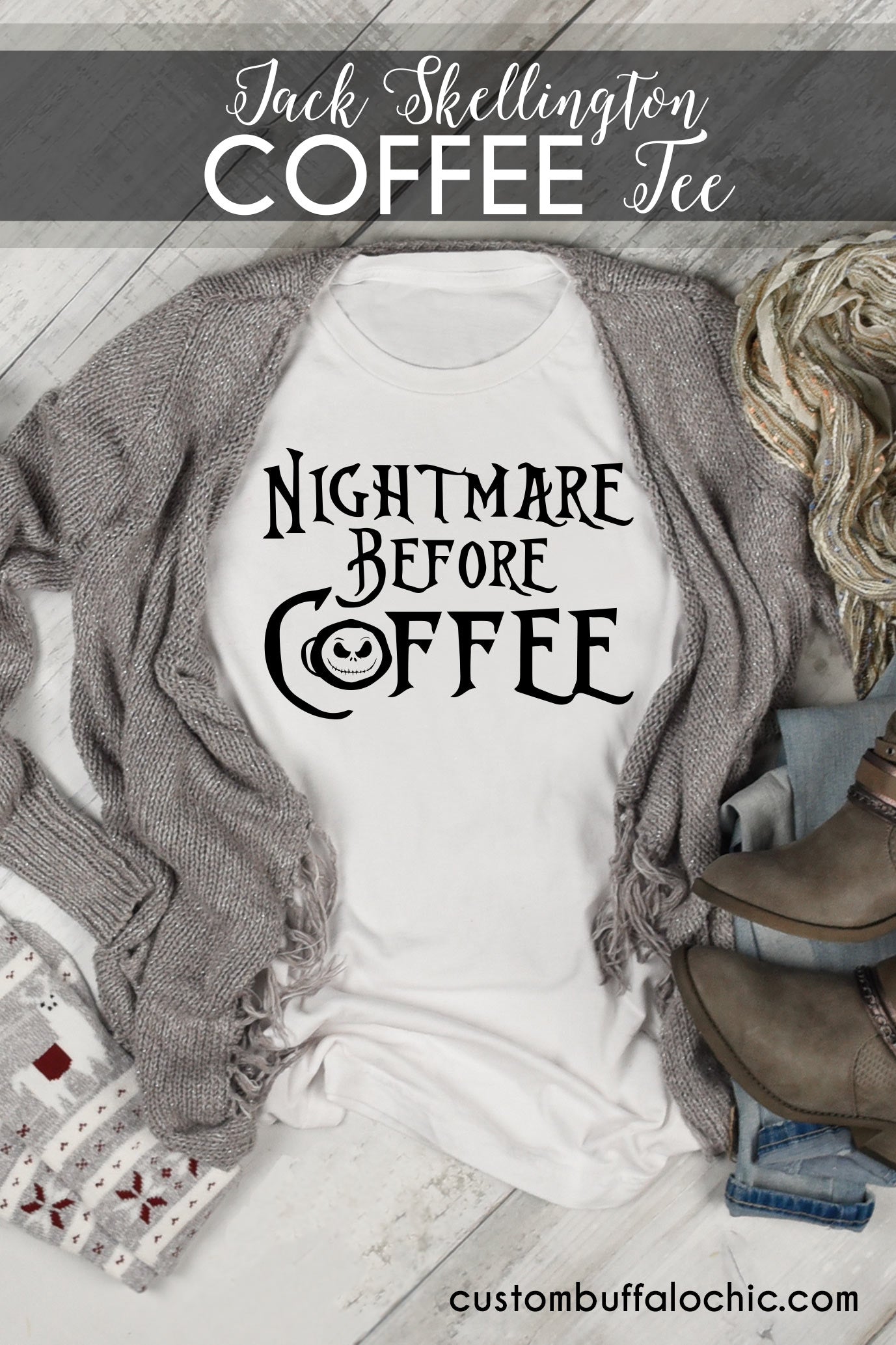 Nightmare Before Coffee Graphic Tee