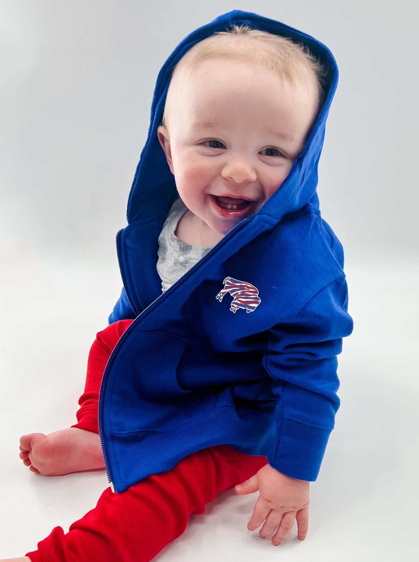 Buffalo Baby Zip Up sweatshirt GO BILLS