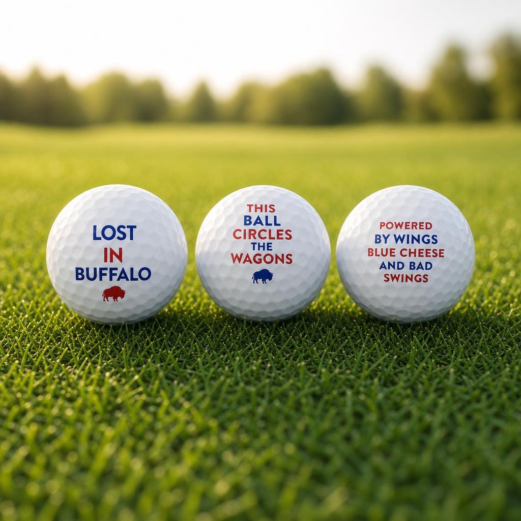 Buffalo Golf Balls -  3 Pack