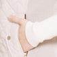 Classic Ivory Quilted Vest – Chocolate Suede Piping | Buffalo Embroidery