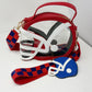Football Helmet Coin Purse Wristlet