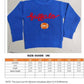 Kid's Hand-Embroidered Buffalo Knit Sweater | Chunky Yarn, Football Design
