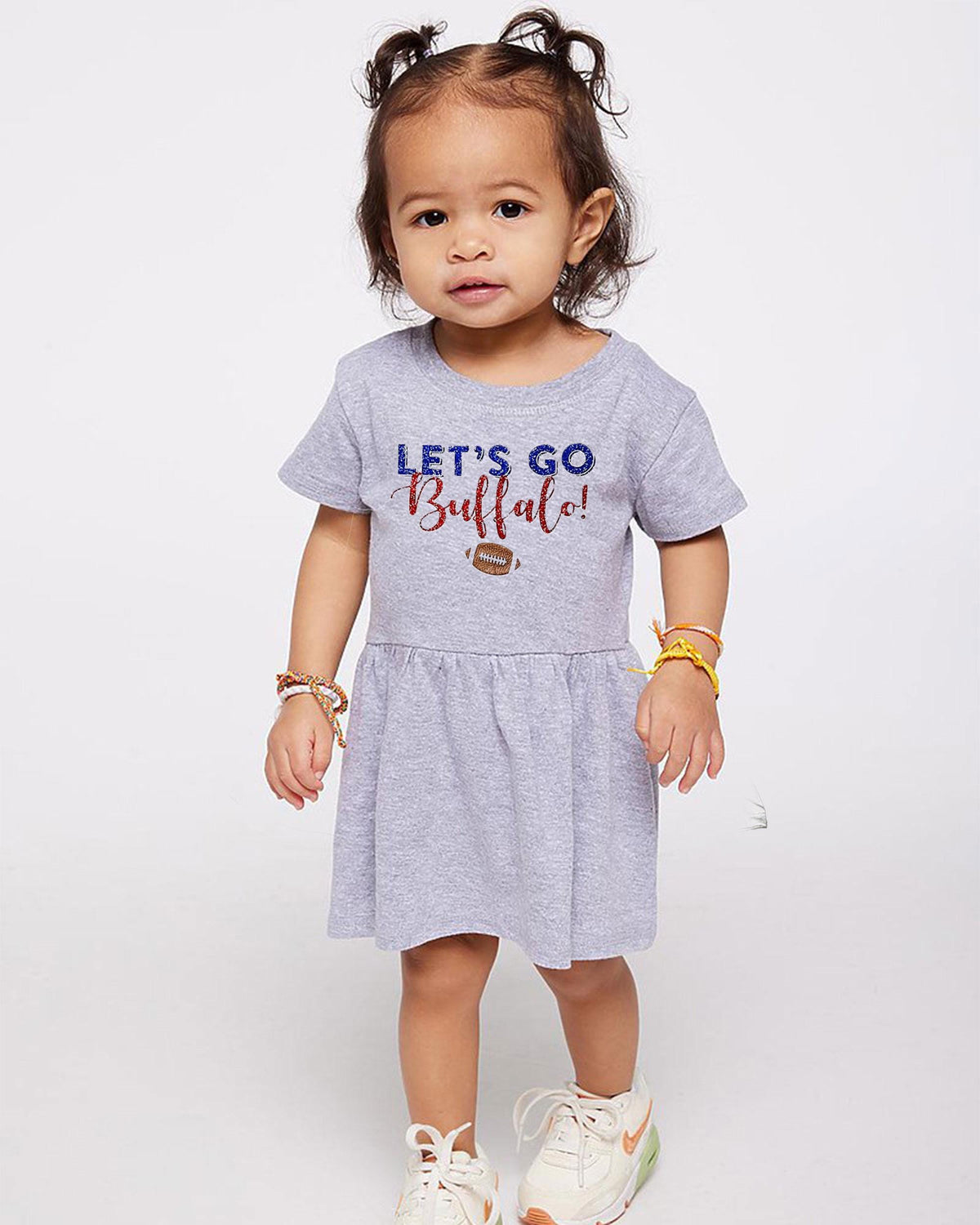 LET’S GO Buffalo! Kids’ Game‑Day Dress
