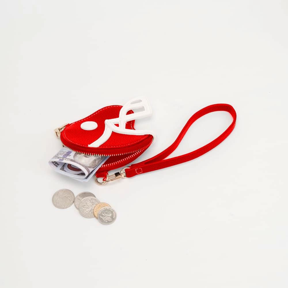 Football Helmet Coin Purse Wristlet
