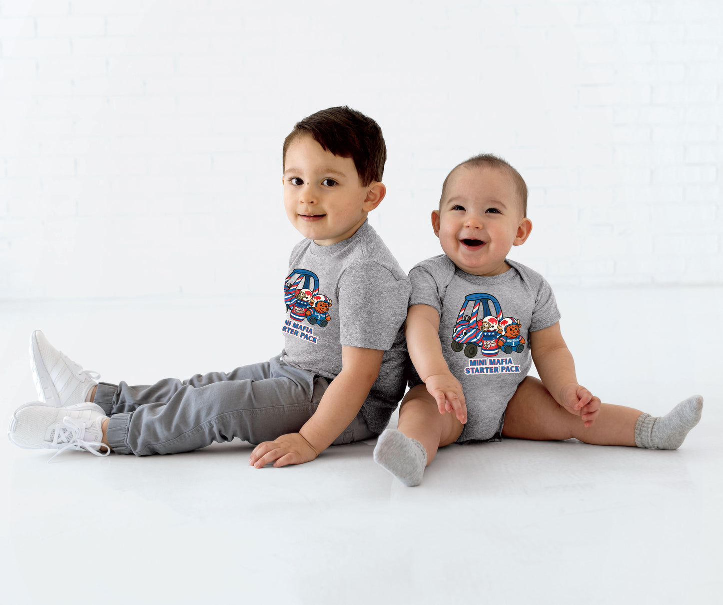 Mini Mafia starter pack kid's shirt