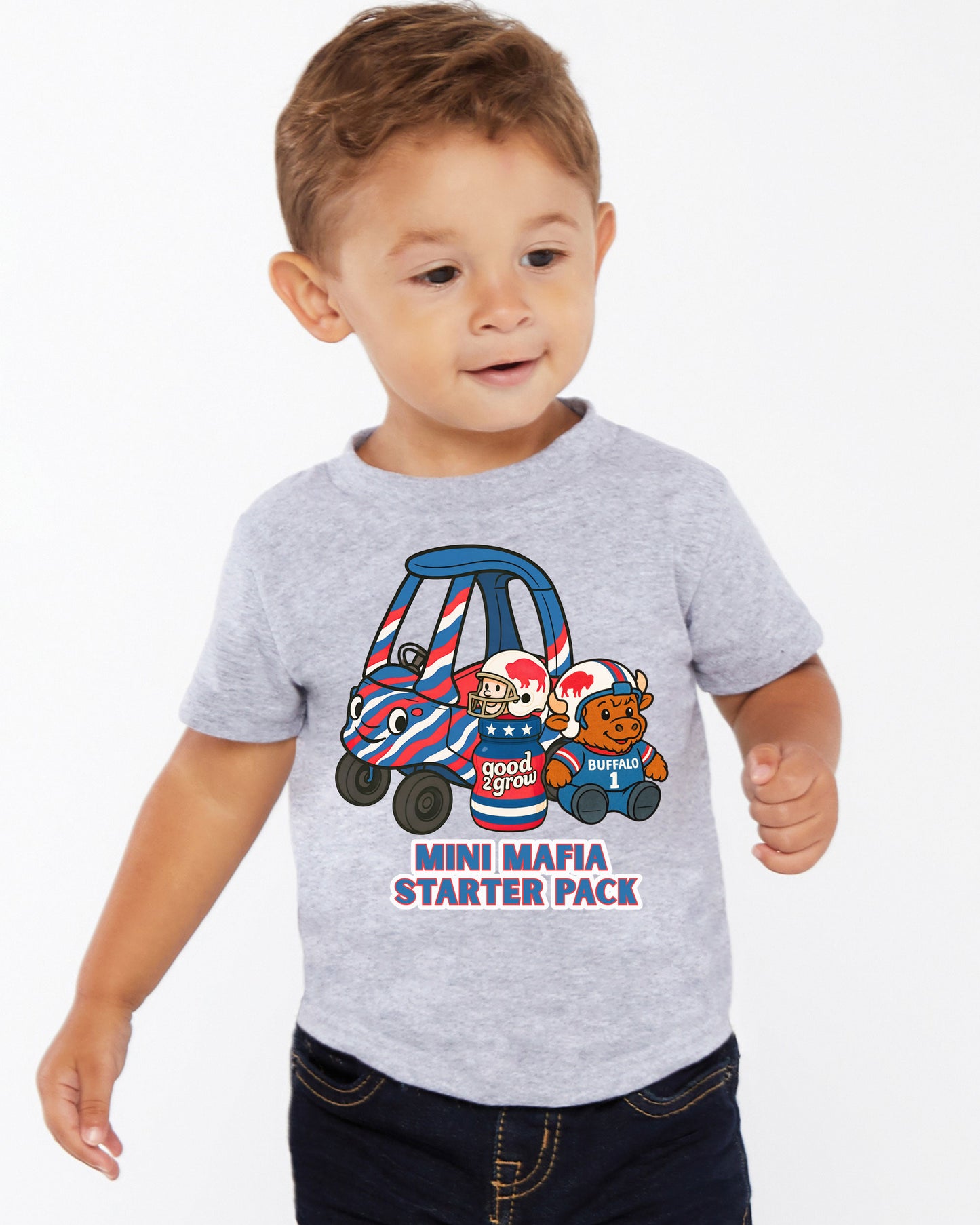 Mini Mafia starter pack kid's shirt