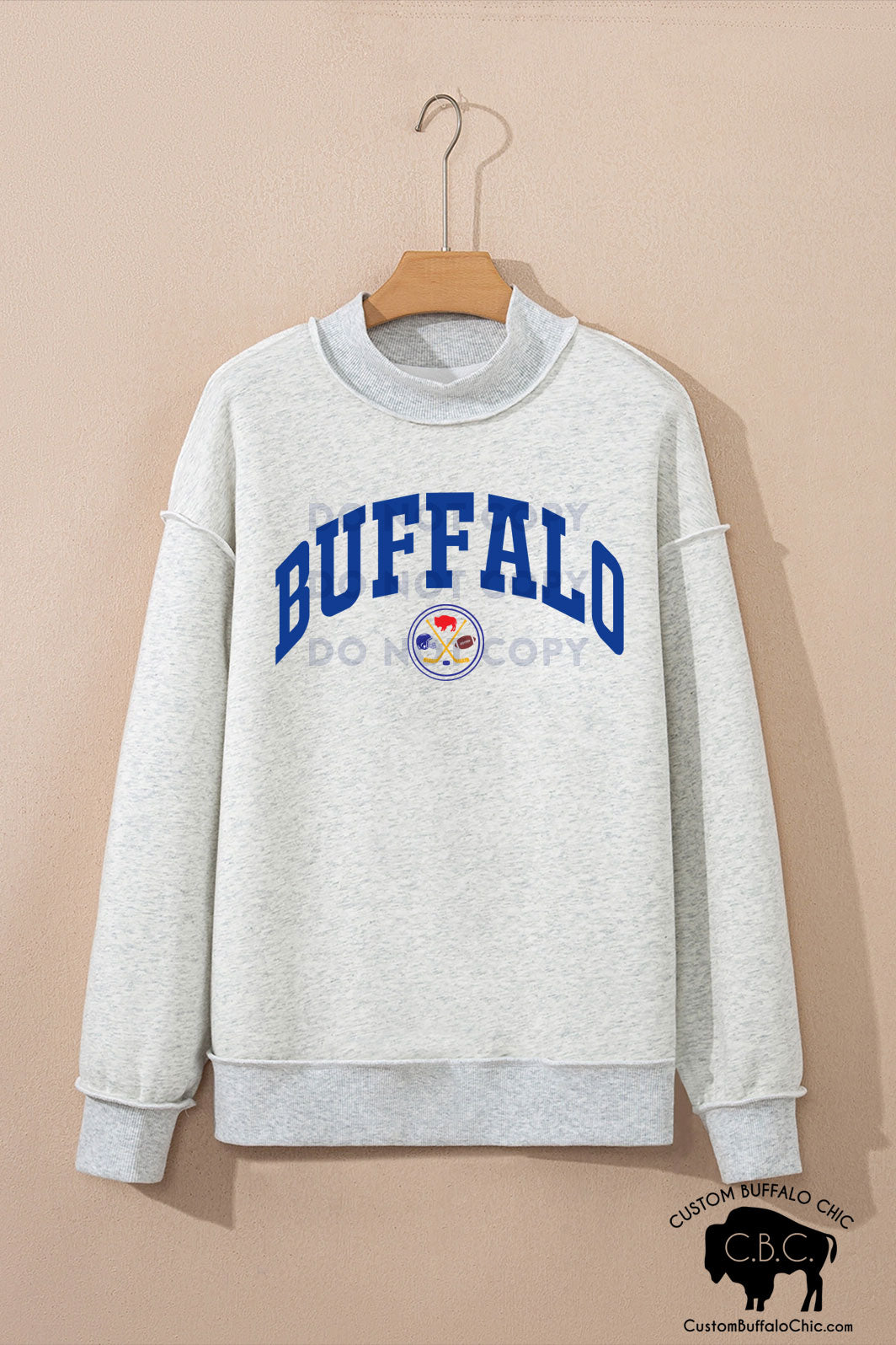 Buffalo Sports Mashup Mockneck Sweater