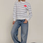 Buffalo Striped Crew