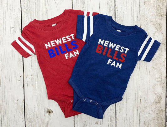 Buffalo Baby Bodysuit Newest Bills Fan