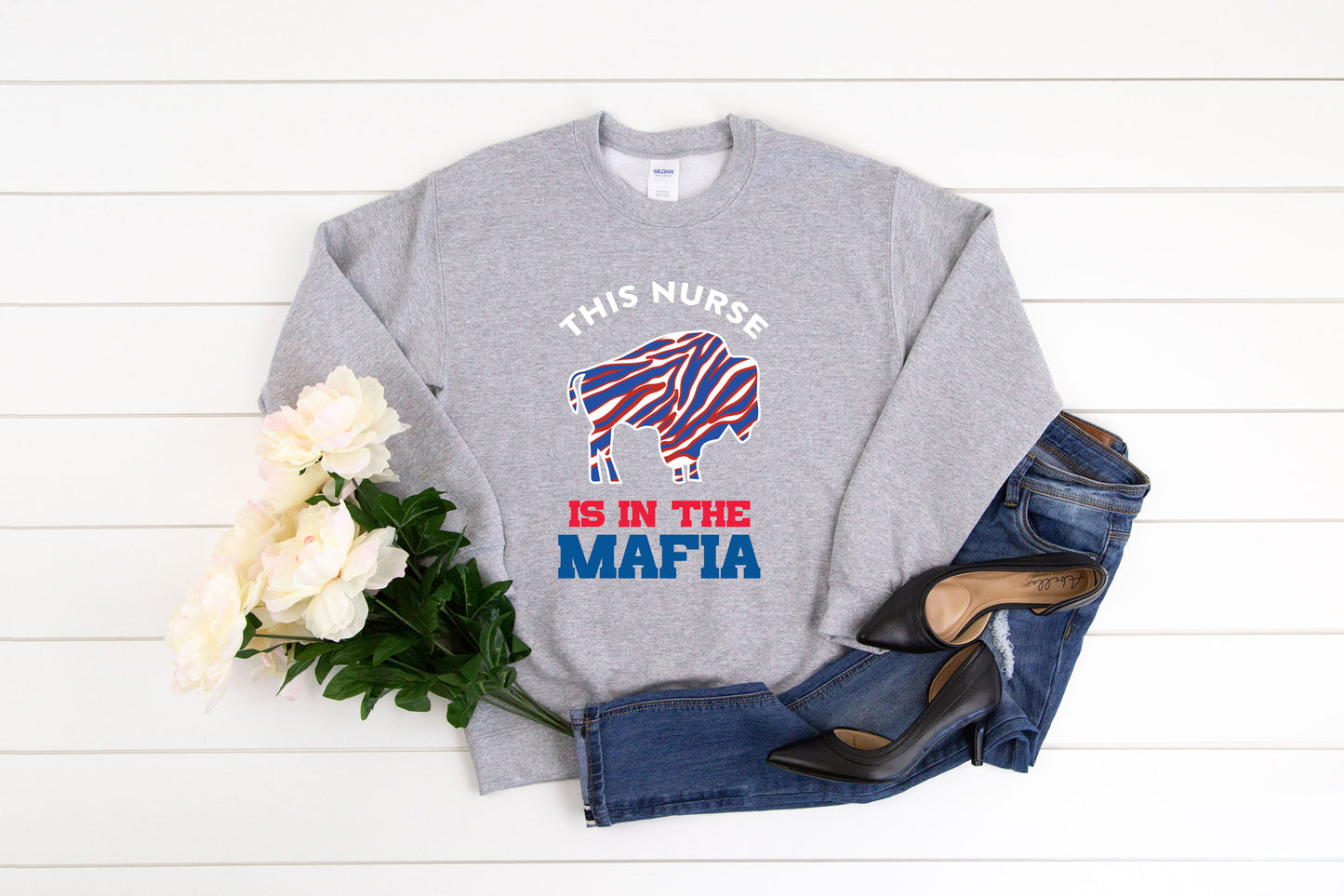 Nurse Buffalo Mafia Shirt or Sweatshirt