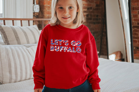 Let's go Buffalo  Kid's Sweatshirt