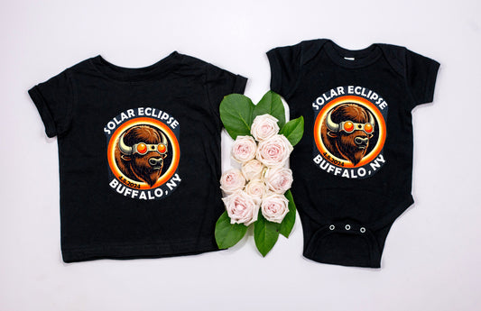 Buffalo Solar Eclipse Kid's Tee