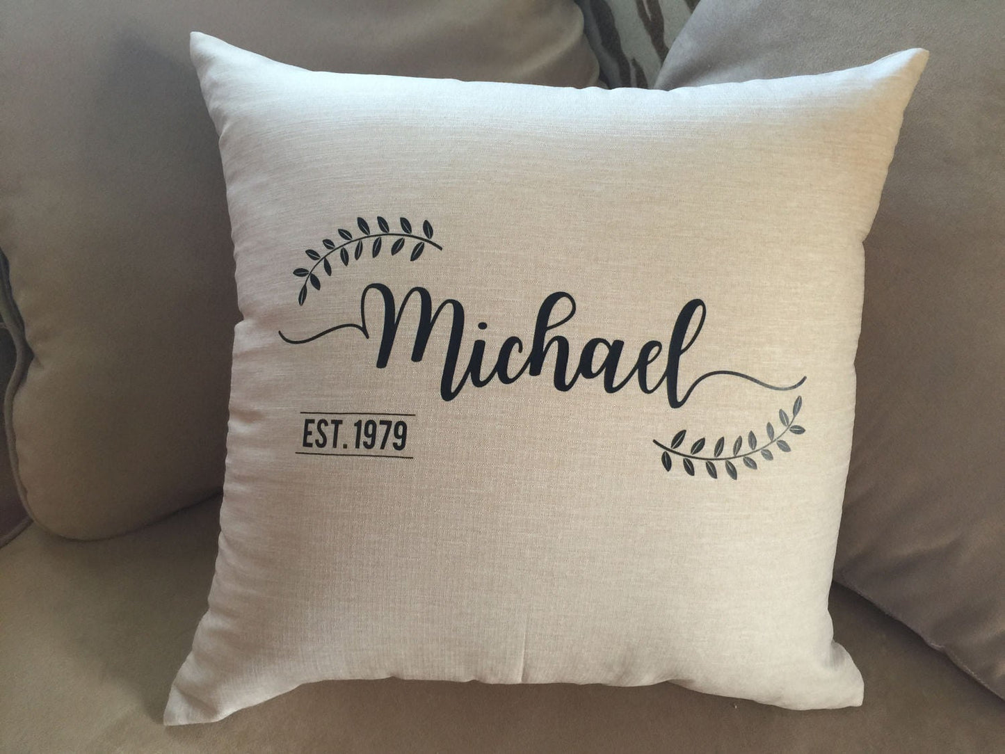 Personalized Monogram Throw Pillows