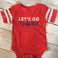 Let's Go Buffalo Baby One Piece Bodysuit