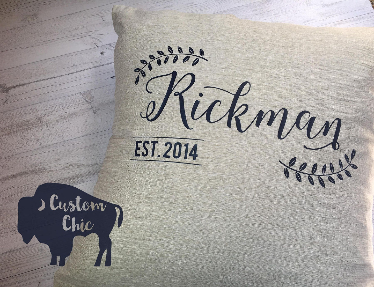 Personalized Throw Pillows