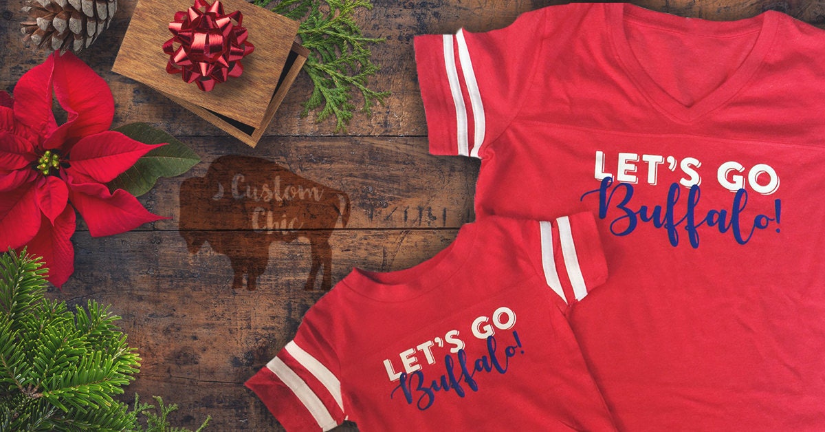 Buffalo Football mommy and me outfits
