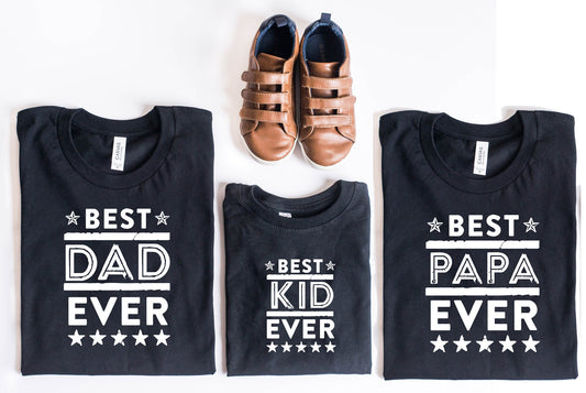 Best Dad Ever shirt | father son matching shirts