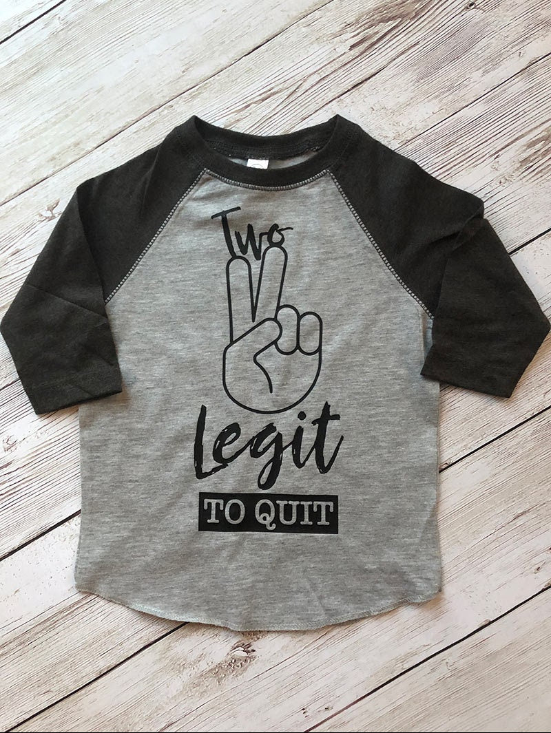 Two Legit to Quit Family shirts | Word 2 your Mama Baseball Tee | Big Poppa Shirt