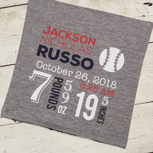 Baseball Personalized Pillow