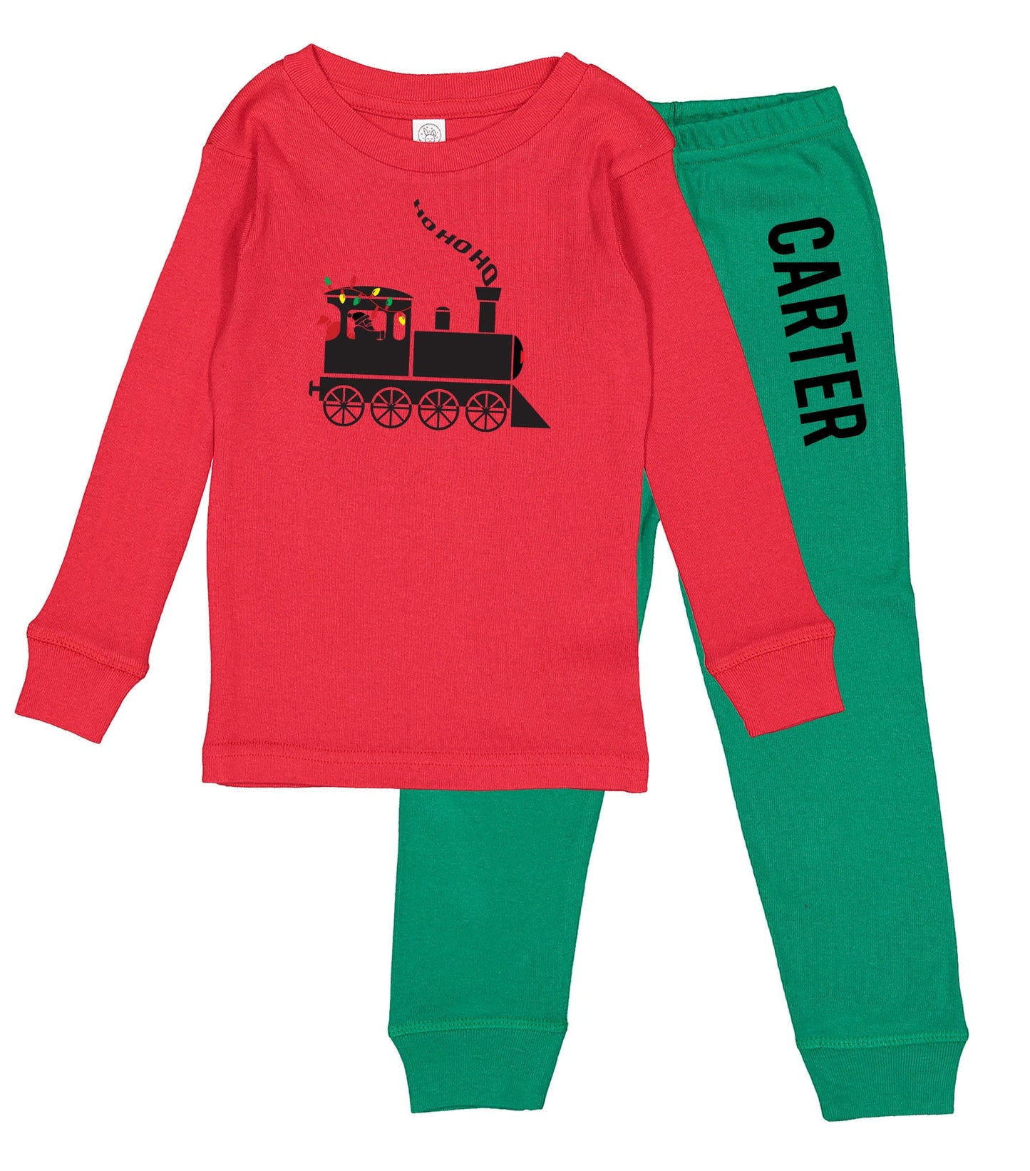 Christmas Train Personalized Pajamas | Christmas Pajamas