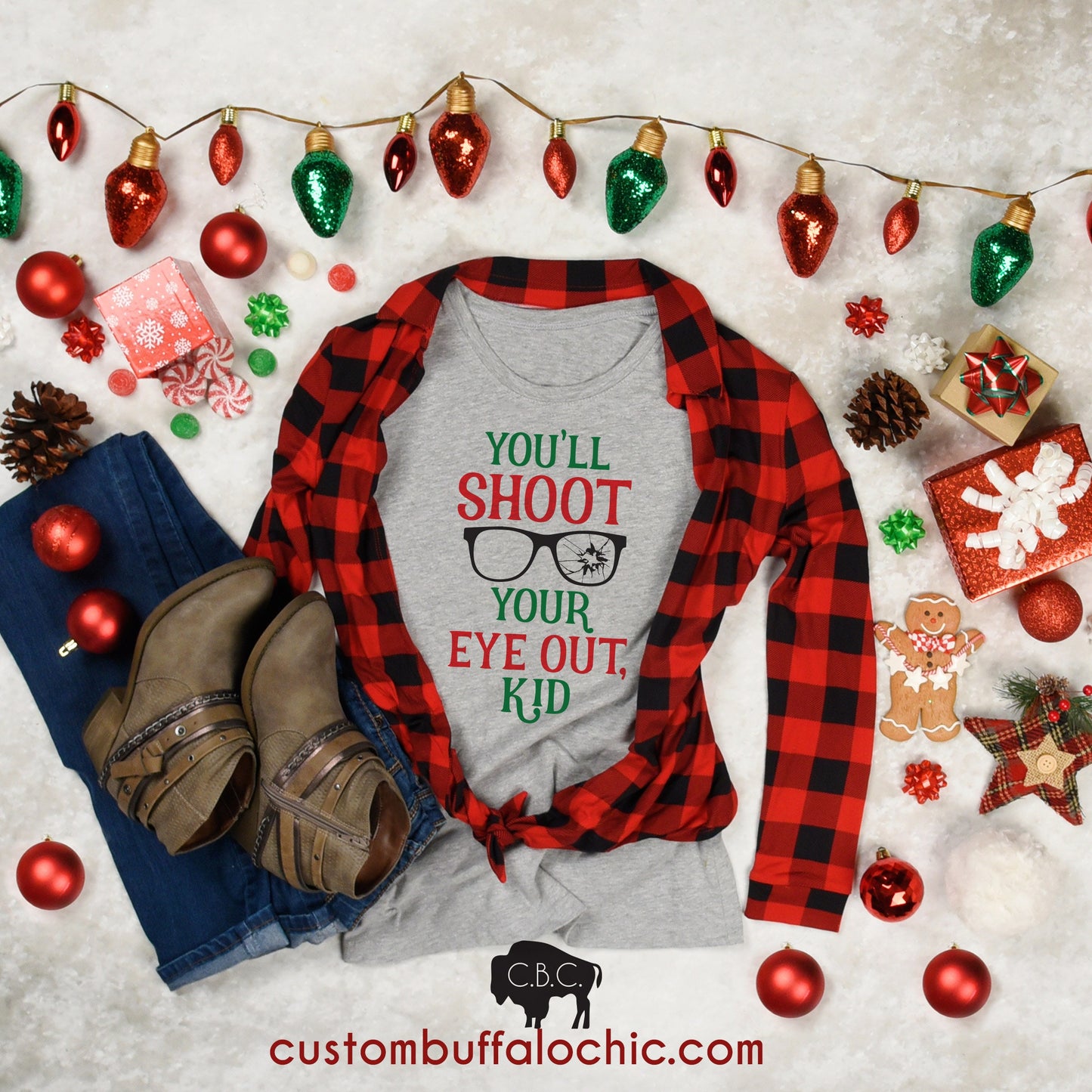 You'll shoot your eye out Christmas Story christmas shirt