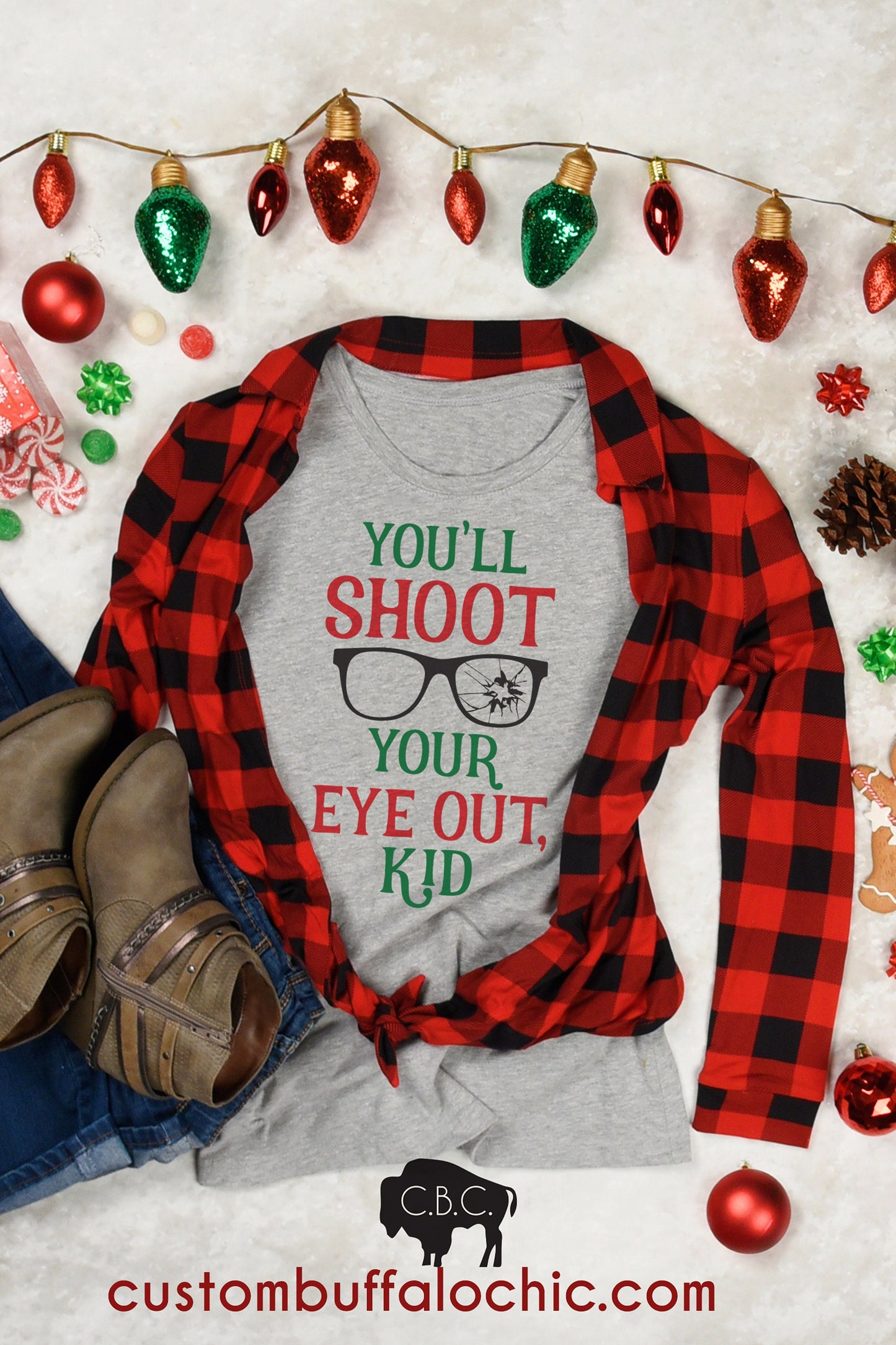 You'll shoot your eye out Christmas Story christmas shirt