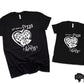 You have a pizza of my heart |  Mommy & Me Valentine's Day Shirt Set