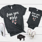 Love you Mama  Love you More Mommy & Me Valentine's Day Shirt Set