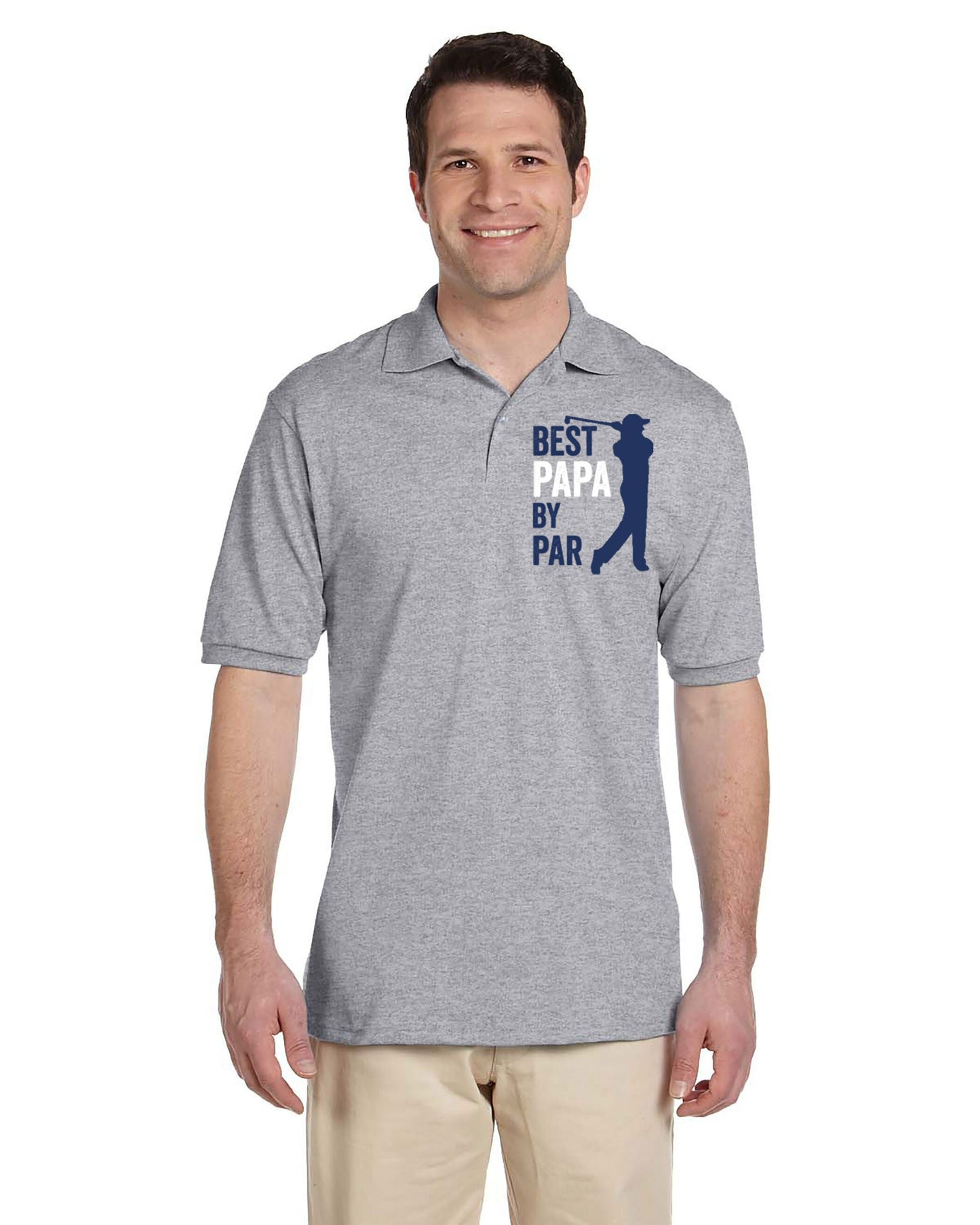 Best Papa by Par golf shirt