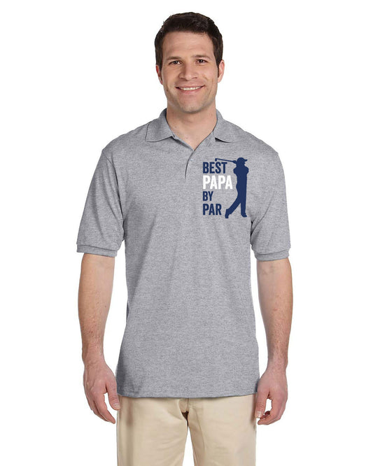 Best Papa by Par golf shirt