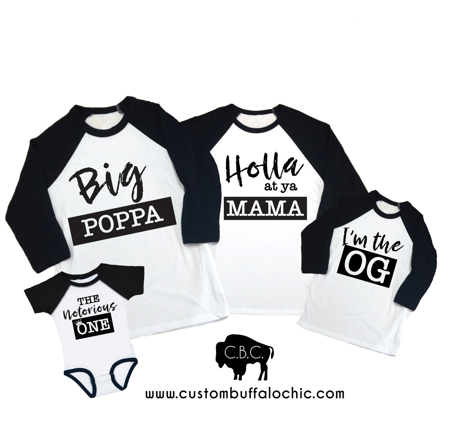 Two Legit to Quit Family shirts | Word 2 your Mama Baseball Tee | Big Poppa Shirt