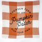 Pumpkin Patch Family Personalized Pillow | Buffalo Plaid Pillow