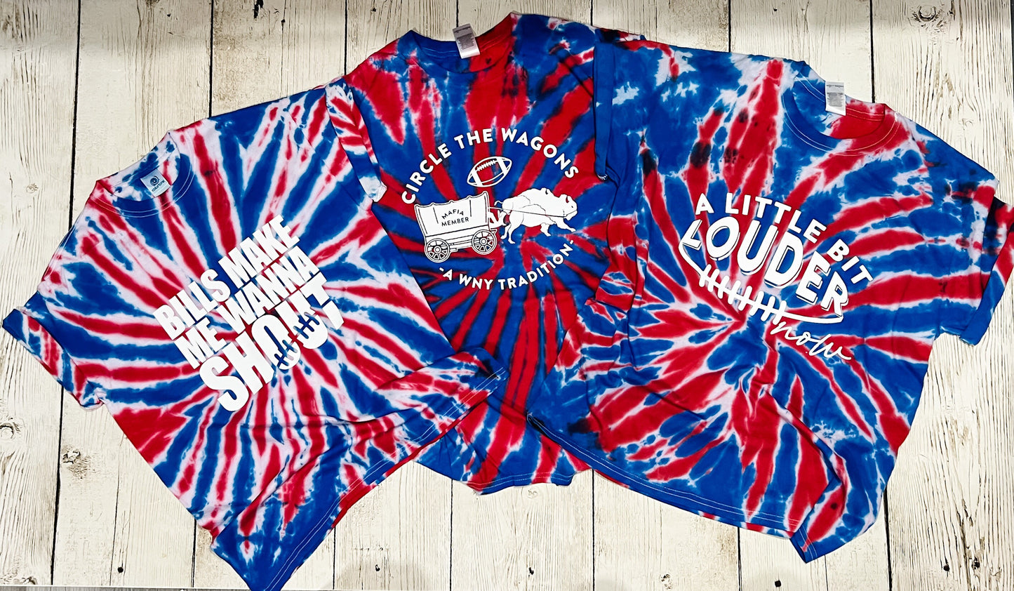 Buffalo Tie Dye Shirt  GO Bills