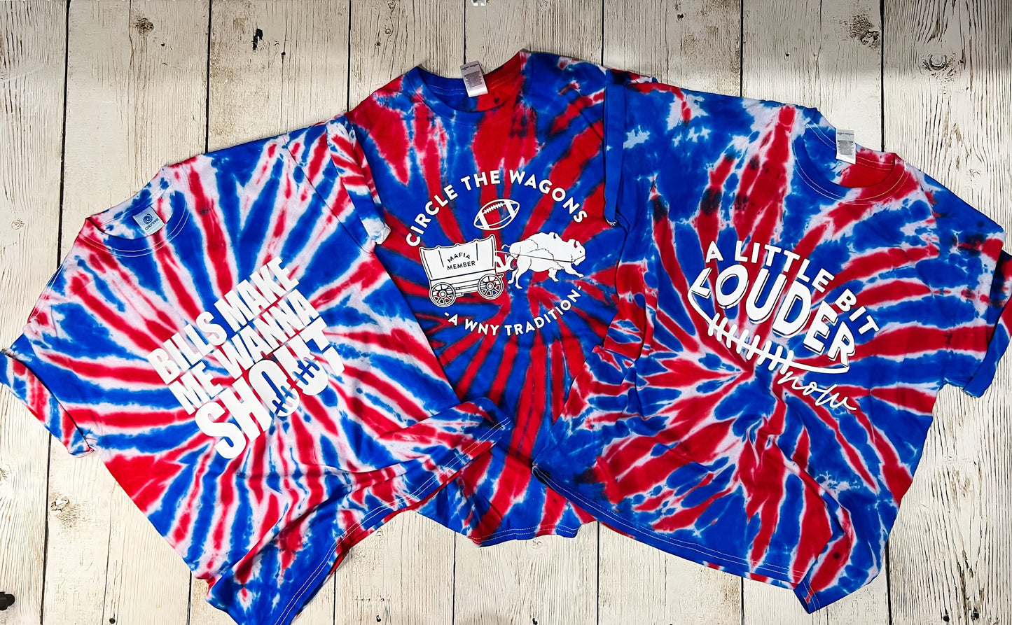 Buffalo Tie Dye Shirt  GO Bills
