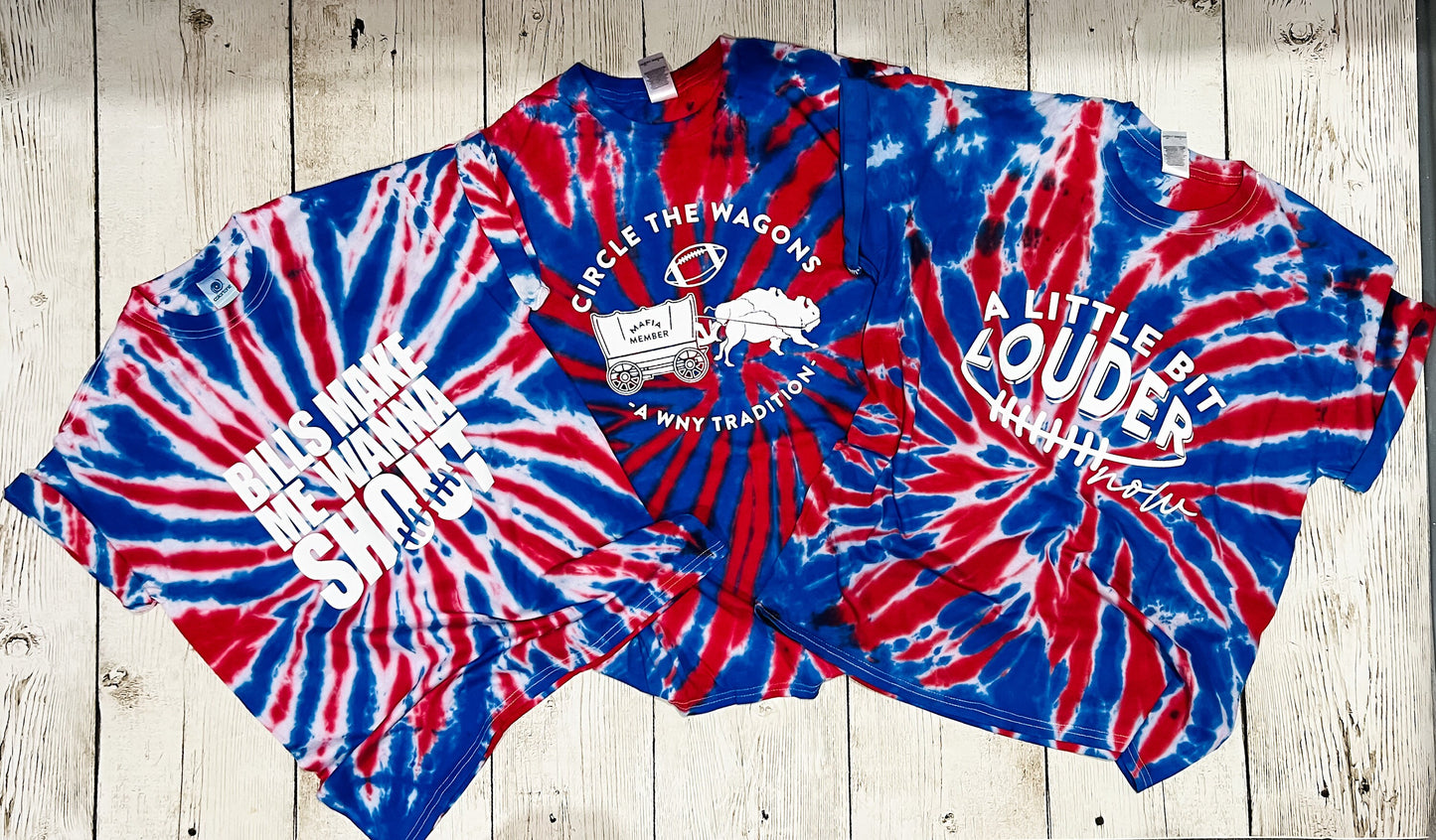 Buffalo Tie Dye Shirt  GO Bills