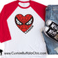 Personalized Spidey Valentine Shirt | Boy's Valentine Shirt