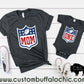 First Birthday Football Family Shirts