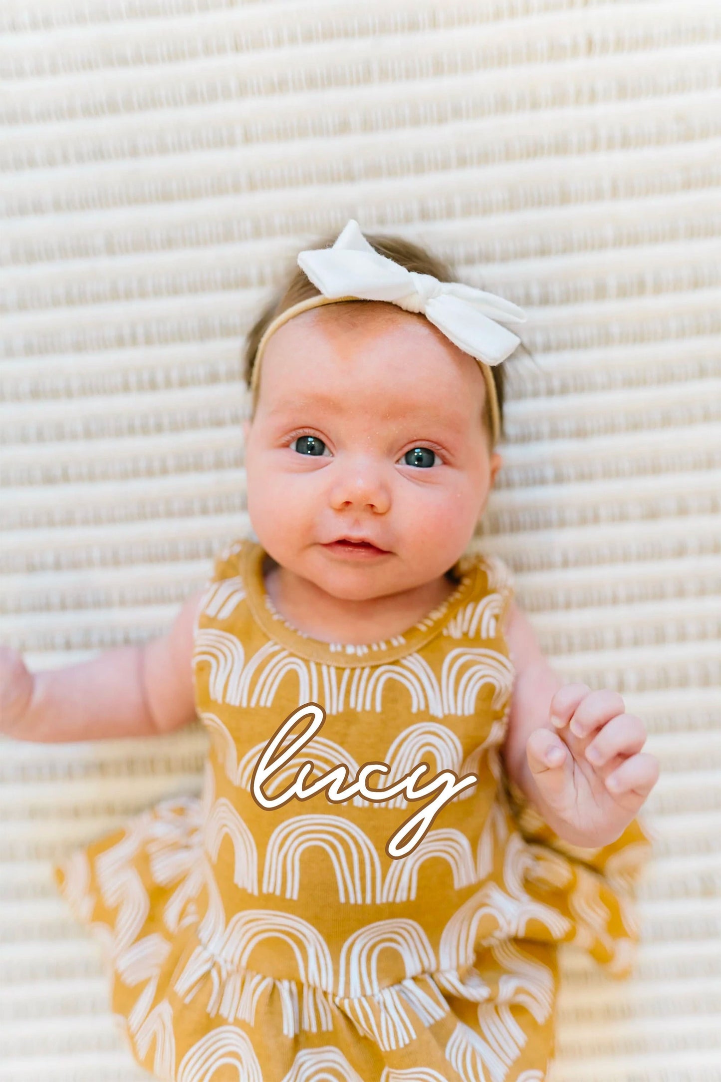 Personalized Baby Girl outfit | Boho Honey Rainbows