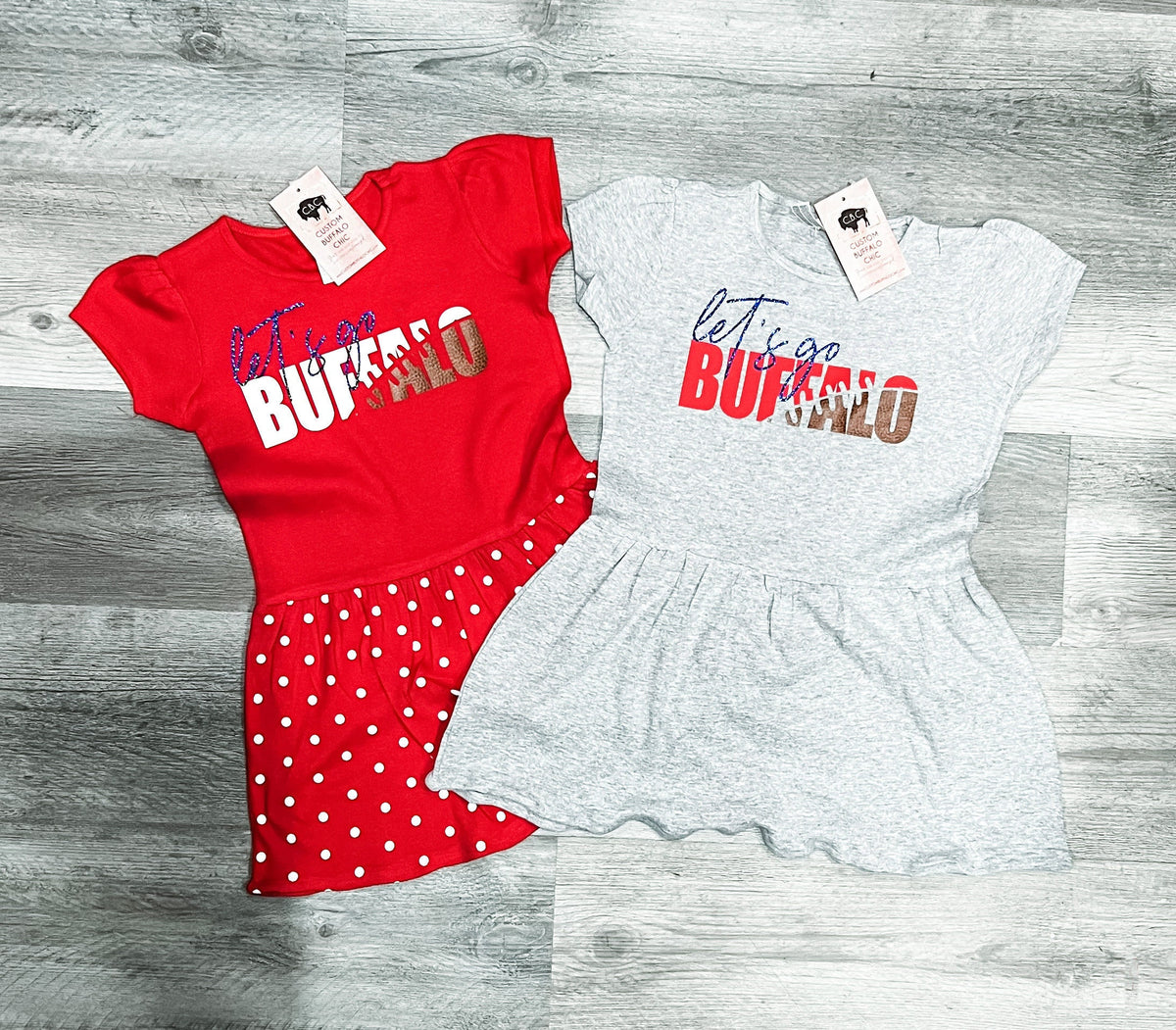 Let's Go Buffalo Infant Toddler Dress | GO BILLS